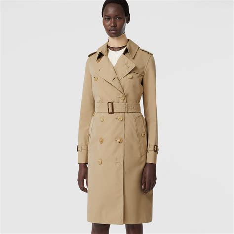 burberry kensington trench long